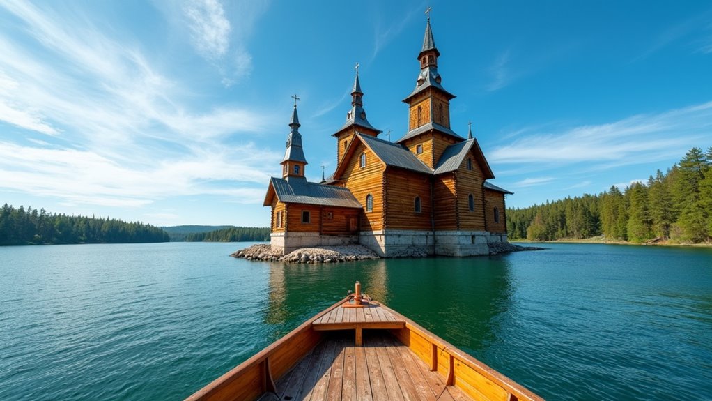 wooden churches lake onega