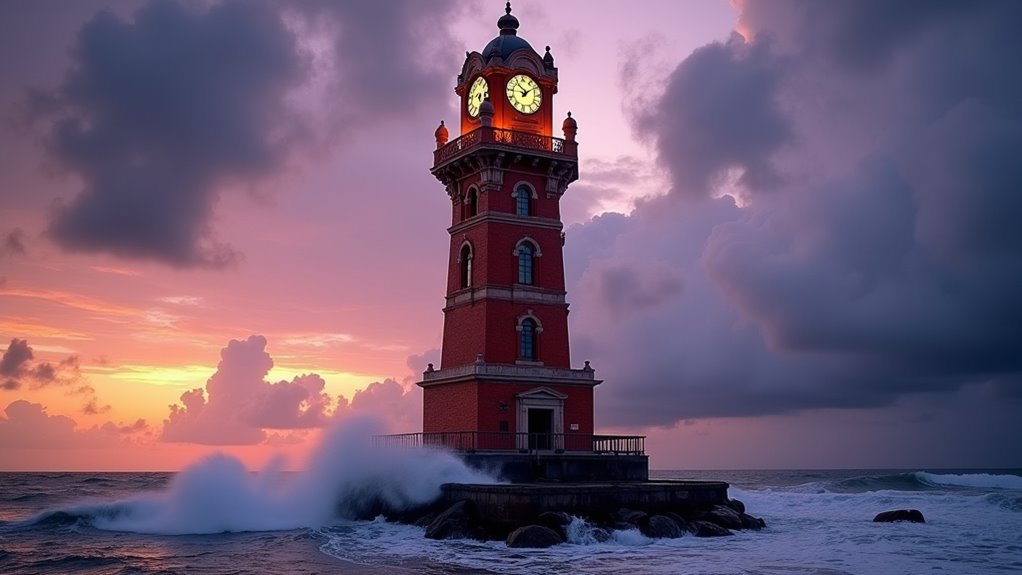 world s oldest lighthouse clock
