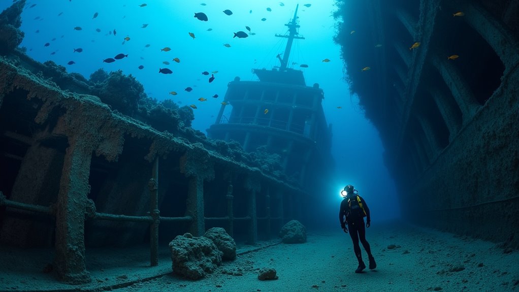 wwii shipwreck dive experience