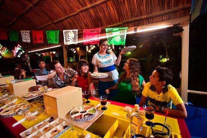 Xoximilco Party Night over Trajinera - Departure from Cancun - The Itinerary in Detail