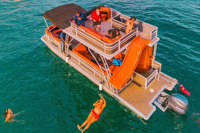 Yacht With Slide in Cabo San Lucas | 45 FT Pantoon - Navigating Cabo: What Youll See and Do