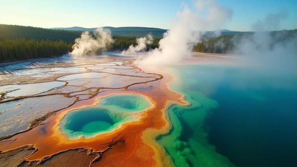 yellowstone s geothermal lakeside wonders