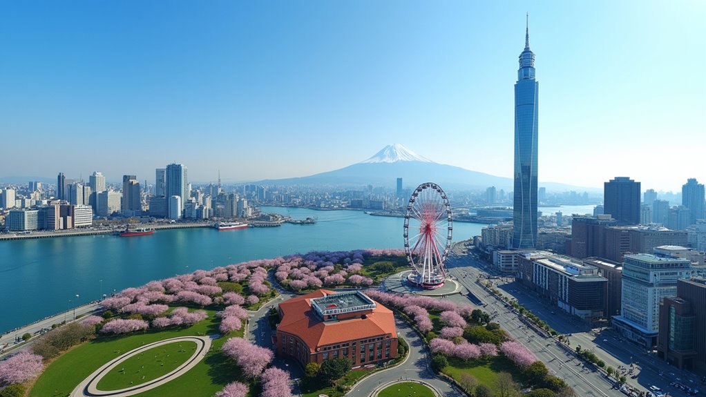 yokohama skyline observation deck