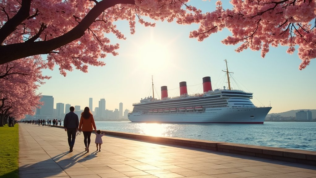 yokohama waterfront promenade walk