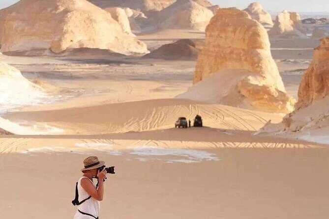 2-Day White & Black Desert and Oasis Tour from Cairo with Camping - Day 2: Sunrise, Breakfast, and a Hot Spring Finish