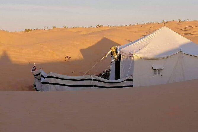 2 days tour to Douz & Ksar Ghilan oasis. and an overnight in the sahara under bedouin tent .. Dinner in the camp, Private Jeep - with english speaking guide. - The Itinerary in Detail
