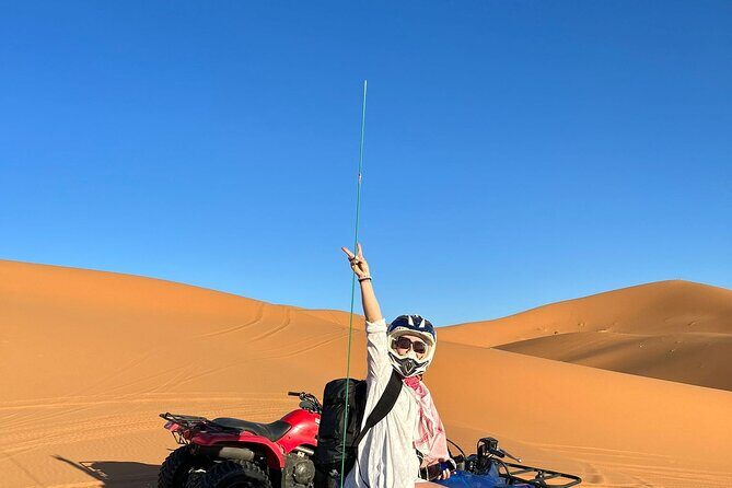 2 Hours Sahara Quad Biking Tour Around Merzouga Desert - Meeting Point and Logistics