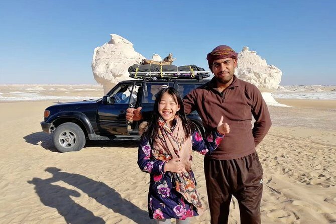 3 Days : Giza Pyramids , Egyptian Museum + Overnight CAMPING in the white desert - Day 2: Desert Adventure and Camping