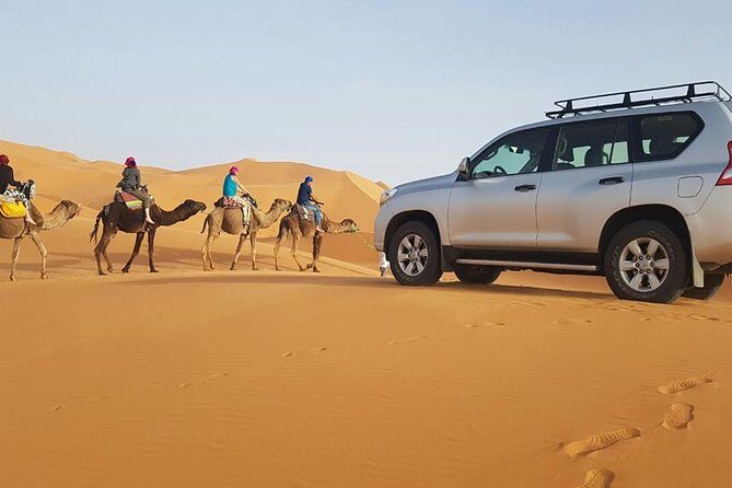 3 Days Private Desert Tour From Marrakech To Merzouga Dunes - Into the Desert: Camel Riding and Camping