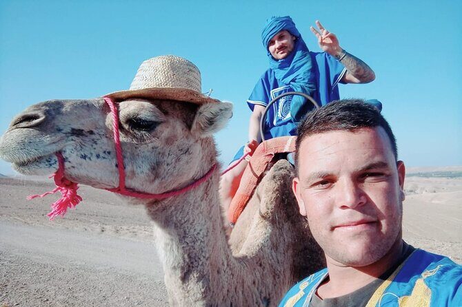 Agafay camel ride - The Cultural Stop: Berber Tent and Mint Tea