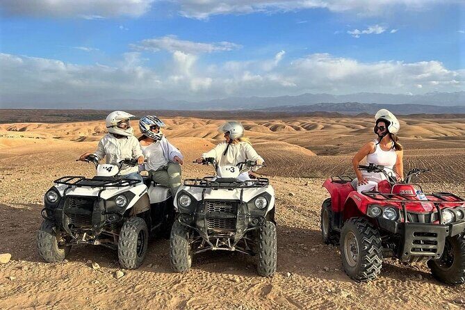 Agafay desert Full experience quad , camel ride , dinner and Show - First Stop: Argan Oil Cooperative