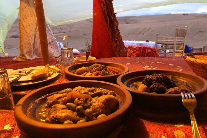 Agafay Desert: Quad bike and dinner Show - Cultural and Gastronomic Delights at the Bedouin Camp