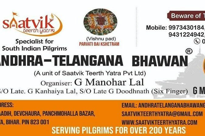 Andhra Telangana Bhawan Pind daan gaya - Detailed Review of the Tour Experience