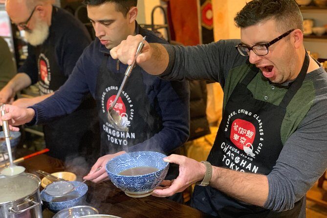 Asakusa Classic Ramen & Crispy Gyoza Cooking Class - The Experience Atmosphere