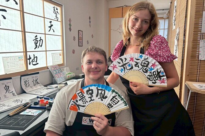 AsakusaJapanese Calligraphy & Make your original folding fan! - Value for Money
