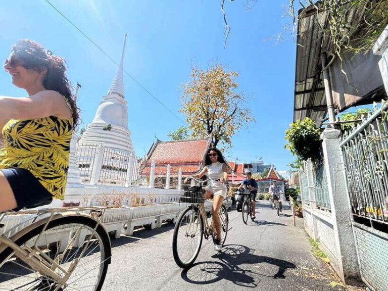 Bangkok: Bike, Boat & Food Tour in Thonburi - Exploring Thonburi: What to Expect