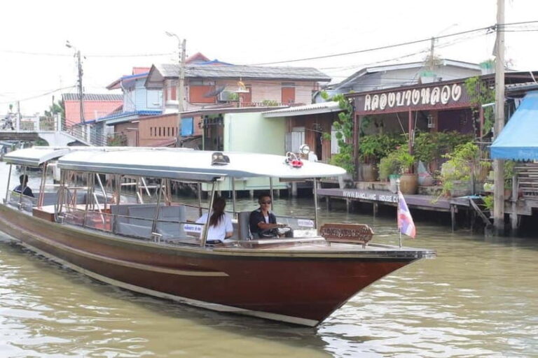 Bangkok: Canal Tour with Wat Arun and Halal Lunch - What the Tour Includes and Excludes