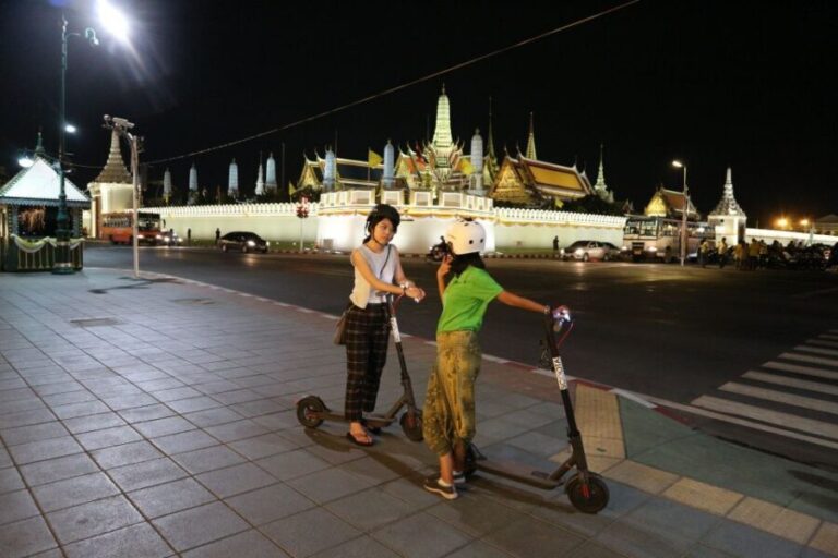 Bangkok: E-Scooter Night Tour with Local Street Food - Real Traveler Insights: What You’ll Love and Consider