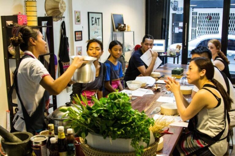 Bangkok: Thai Cooking Class and Onnuch Market Tour - The Food and Cooking Experience