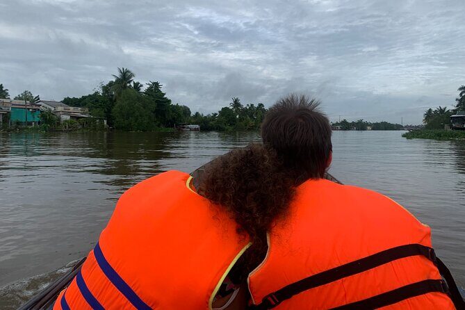 Boat tour on Mekong river see the sunset, small canal, Vegan dinner, street food - Authentic Reviews in Action