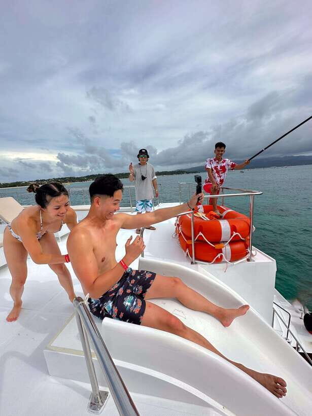 Boracay Sunset Cruise with RedWhale Party Yacht - The Itinerary—A blend of scenic stops and lively activities