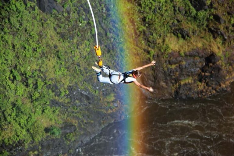 Bungee jump off the Victoria Falls Bridge - The View & Photography Potential