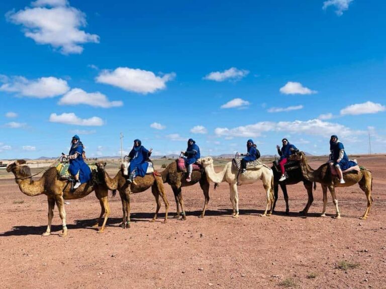 Camel ride in the desert Palmeraie Marrakech - Exploring Berber Villages and Meeting Locals