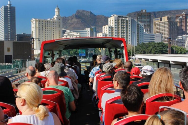 Cape Town: Hop-On Hop-Off Bus Tour with Optional Cruise - The Routes and Stops