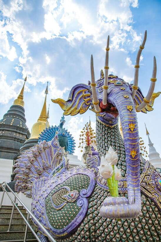 Chiangma: Wat ban den, Blue Temple & Sticky Waterfall. - Itinerary Breakdown