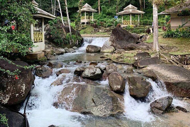 Countryside Biking Tour in Langkawi - Visiting Durian Perangin Waterfall