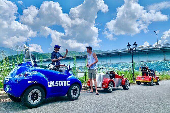 Cute & Fun E-Car tour following guide around Lake Kawaguchiko - An In-Depth Look at the Lake Kawaguchiko E-Car Tour