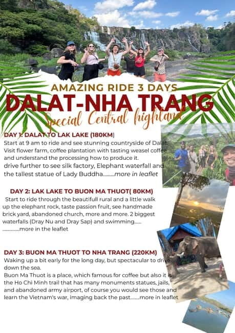 Da Lat: 3-Day Guided Motorbike Tour to Nha Trang - An In-Depth Look at the 3-Day Motorbike Adventure