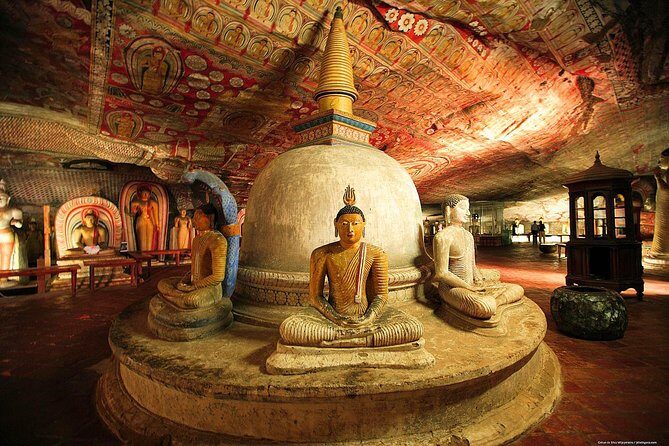 Dambulla & Sigiriya Day Tour from Colombo / Negombo with Lunch - First Stop: The Golden Temple of Dambulla