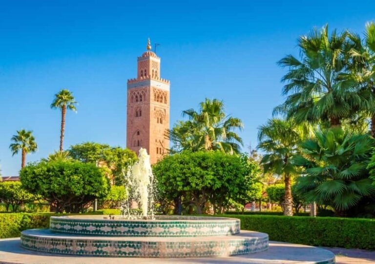 Day Trip From Casablanca to Marrakech with Camel Ride - First Stop: The Iconic Koutoubia Mosque and Its Surroundings