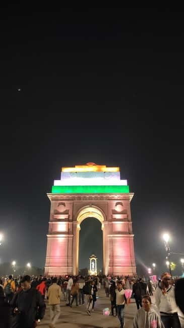 Delhi: Night View Tour with India Gate, Rashtrapati Bhavan - Practical Details