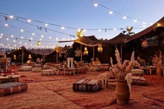 Dinner in Agafay desert with camel ride & sunset - Key Points