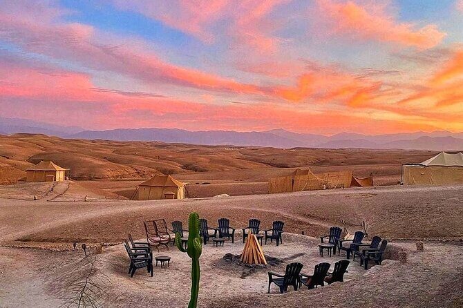 Dinner Show & camel ride with sunset views - The Camp and Traditional Moroccan Cuisine