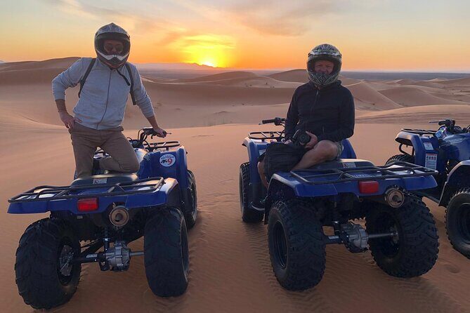 Enjoy Quad the bugy Merzouga Desert Erg Chebbi dunes sandbording sunset sunrise - The Price and Its Value