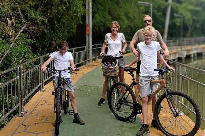 Family Bicycle Tour in the Green Oasis of Bangkok on Bamboo bikes - The Itinerary in Detail