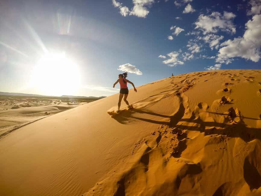 From Agadir: Timlaline Dunes and Sandboarding Tour