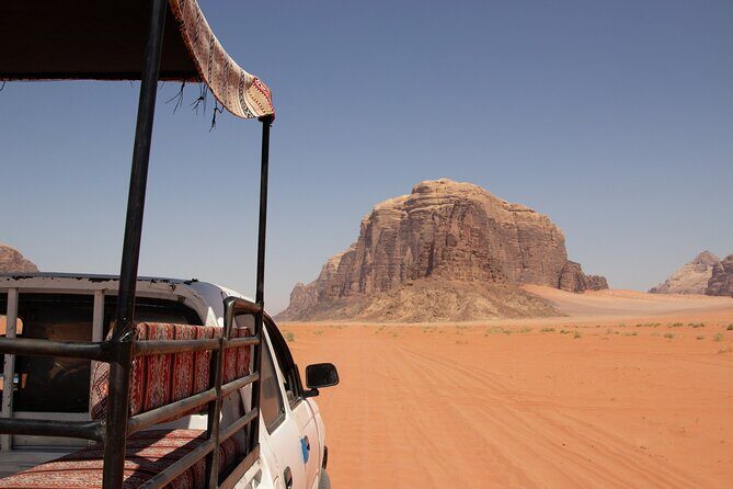 From Aqaba: Wadi Rum Desert Tour with taxi transfers from Aqaba - What’s Not to Love?