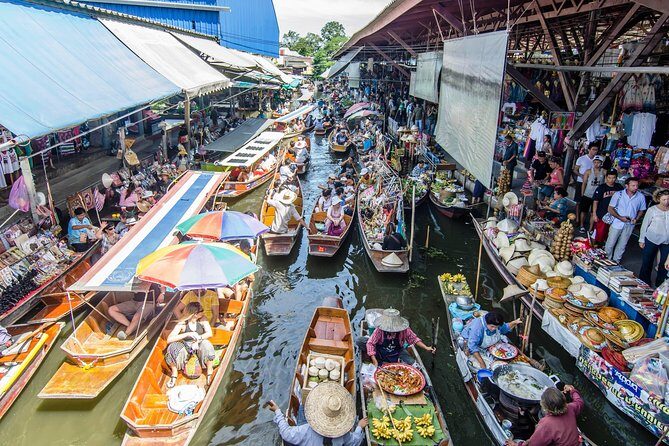 From Bangkok : Damneon Saduak Floating Market & Erawan Waterfall - FAQs