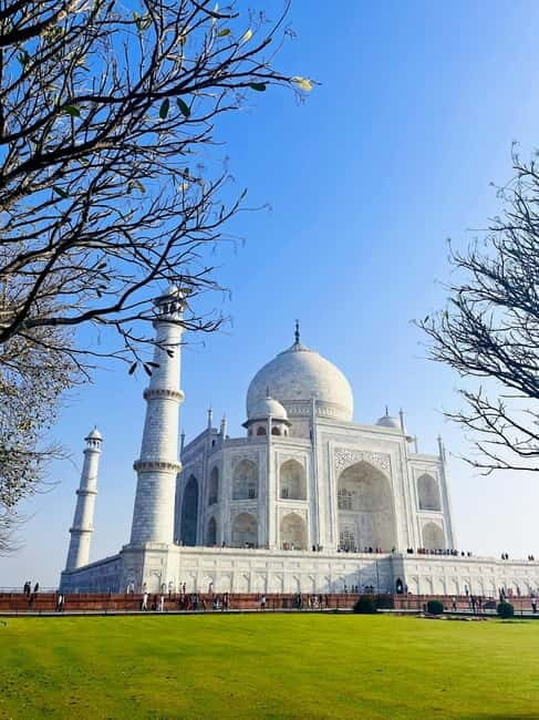 From Delhi: Taj Mahal Agra Day Tour by Super-fast Train - Arriving in Agra: First Glimpse of the Taj Mahal