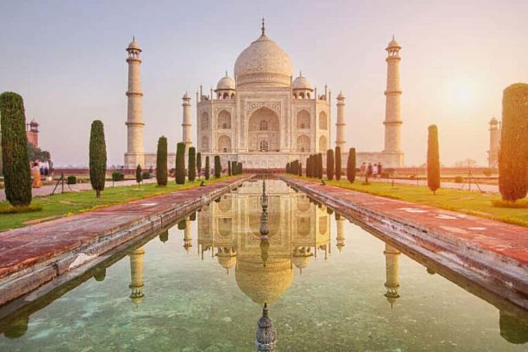 From Delhi:Full day seightseeing of Tajmahal & Agra fort - First Stop: The Taj Mahal
