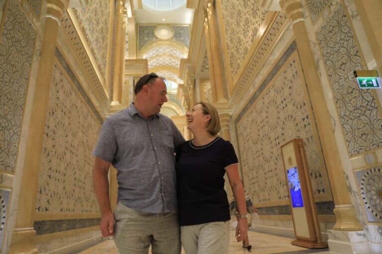 From Dubai: Full Day City Tour, Grand Mosque, Qasr Al Watan - The Guide Experience: Knowledge and Atmosphere
