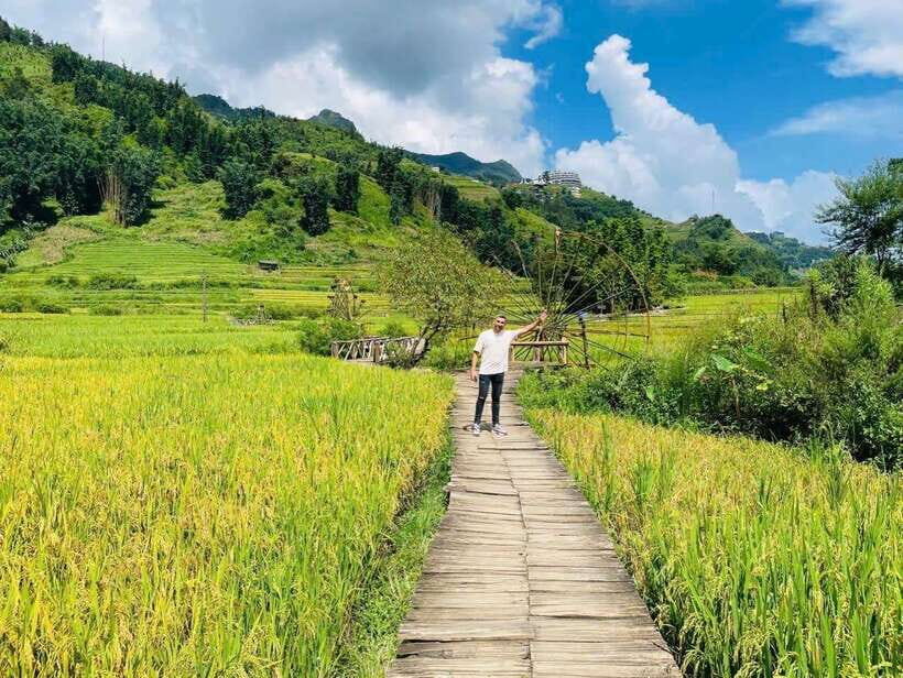 From Hanoi: 2-Day Sapa Trek, Cat Cat & Bac Ha Market - First Day: Village Walks and Waterfalls