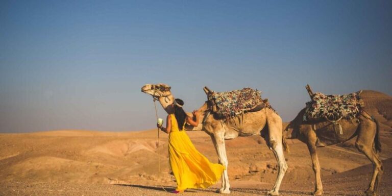 From Marrakech: 1-Hour Sunset Camel Ride in Agafay Desert - What to Expect: A Step-by-Step Breakdown