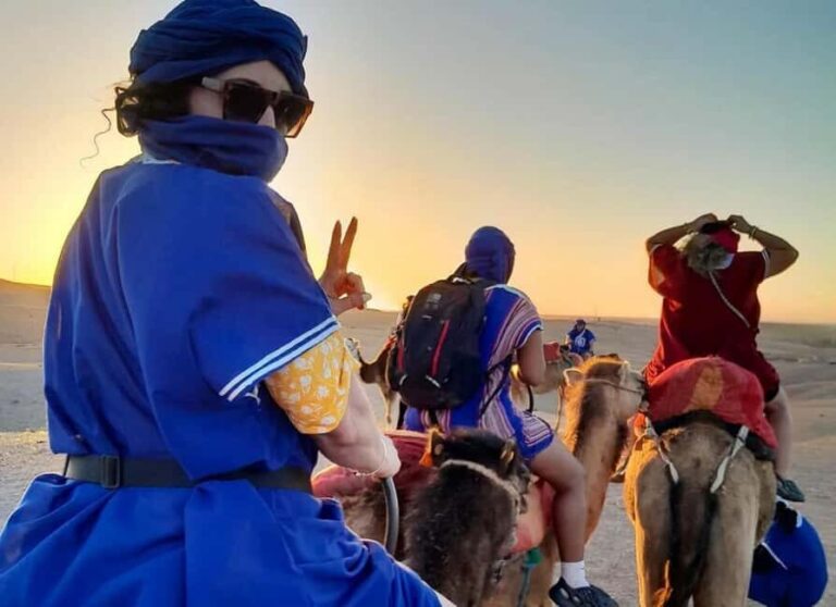 From Marrakech: Agafay Desert Day Trip with Lunch & Swimming - Transportation and Group Size