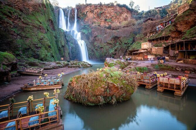 From Marrakech: Day Trip to Ouzoud Waterfalls Guided & Boat Ride - Exploring the Waterfalls