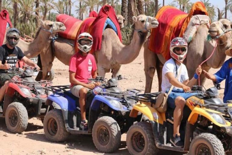 From Marrakech: Half-Day Desert Quad Trip with Camel Ride - The Itinerary in Detail